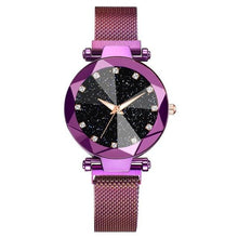 Load image into Gallery viewer, Ladies Magnetic Starry Sky Clock Luxury Women Watches Fashion Diamond Female Quartz Wristwatches Relogio Feminino Zegarek Damski